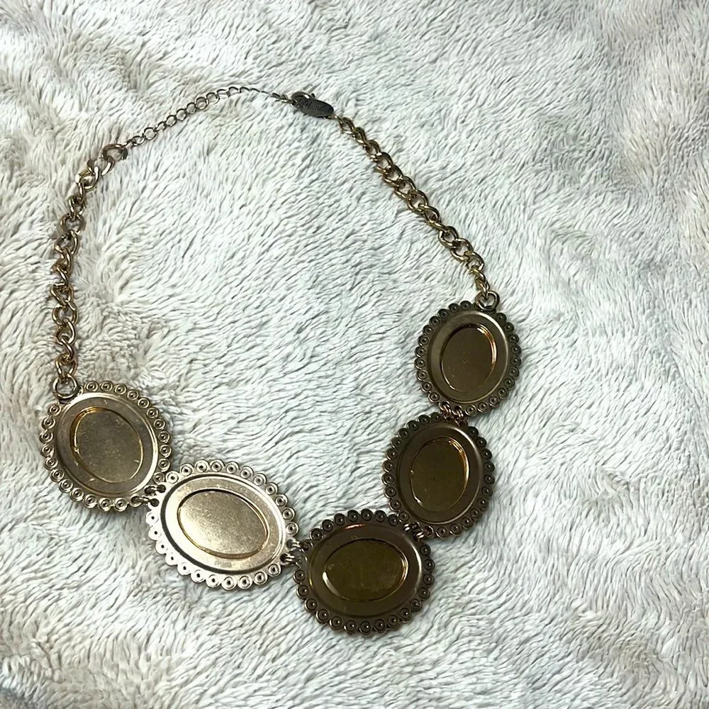 Plunder Turquoise Like Gold Western Necklace 22”